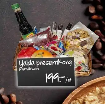 Matvärlden Tensta Yalda presentkorg erbjuda