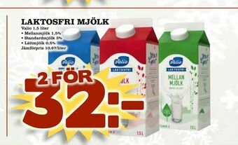 Matvärlden Tensta Laktosfri mjölk erbjuda