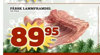 Matvärlden Tensta Färsk lammframdel erbjuda