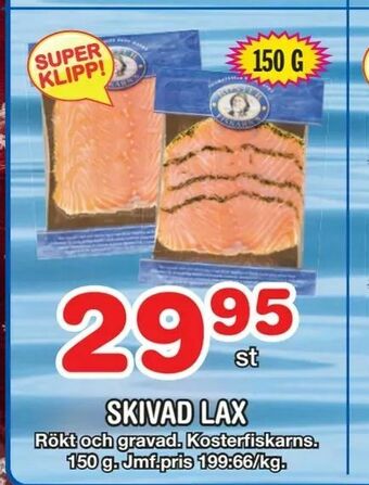 Nya Pulsen Skivad lax erbjuda