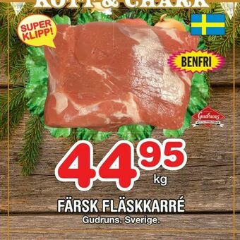 Nya Pulsen Färsk fläskkarré erbjuda