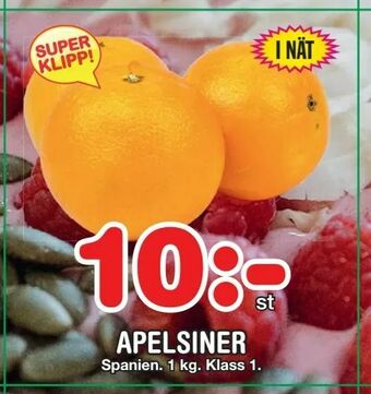 Nya Pulsen Apelsiner erbjuda