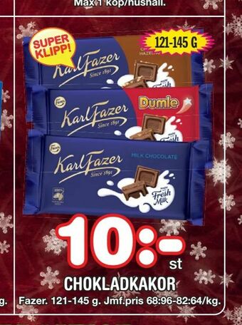 Nya Pulsen Chokladkakor erbjuda