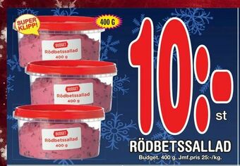 Nya Pulsen Rödbetssallad erbjuda