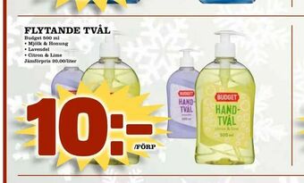 Nya Pulsen Flytande tvål erbjuda