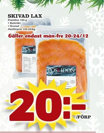 Nya Pulsen Skivad lax erbjuda