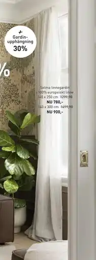 Hemtex Selma linnegardin erbjuda