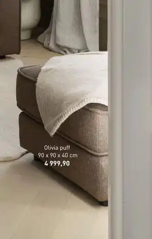 Hemtex Olivia puff 90 x 90 x 40 cm, SEK 4999.9 erbjuda
