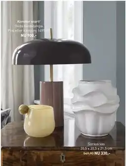 Hemtex Ovida bordslampa, SEK 900 erbjuda