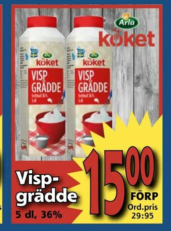 Supergrossen Visp grädde erbjuda