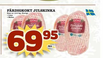 Supergrossen Färdigkokt julskinka erbjuda