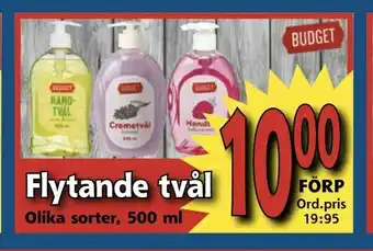 Supergrossen Flytande tvål erbjuda