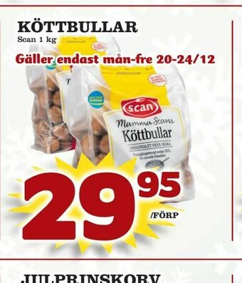 Supergrossen Köttbullar erbjuda