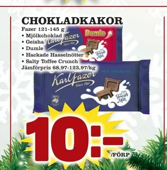 Supergrossen Chokladkakor erbjuda