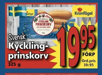 Supergrossen Kyckling prinskorv erbjuda