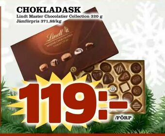 Supergrossen Chokladask erbjuda