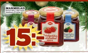 Supergrossen Marmelad erbjuda