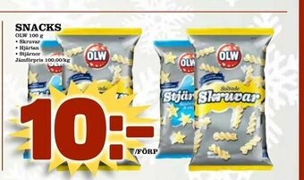 Supergrossen Snacks erbjuda
