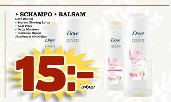 Supergrossen schampo • balsam erbjuda