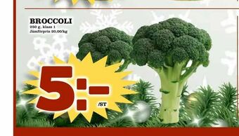 Supergrossen Broccoli erbjuda