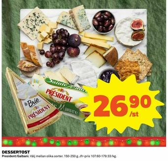 Coop Daglivs Dessertost erbjuda