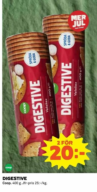 Coop Daglivs Digestive erbjuda