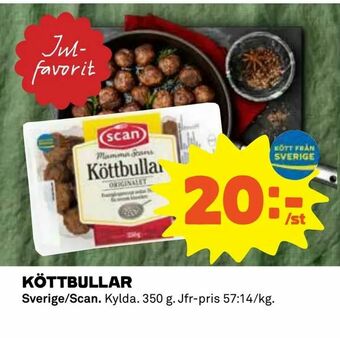 Coop Daglivs Köttbullar erbjuda