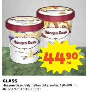 Coop Daglivs Glass erbjuda