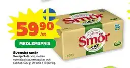 Stora Coop Svenskt smör, Medlemspris erbjuda