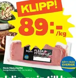 Stora Coop Färsk fläskytterfilé, SEK 89 erbjuda