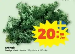 Stora Coop Grönkål, SEK 20 erbjuda
