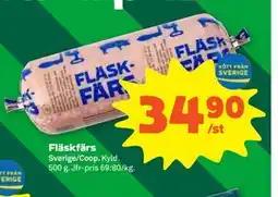 Stora Coop Fläskfärs, SEK 34.9 erbjuda