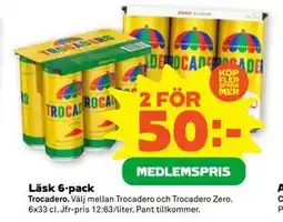 Stora Coop Läsk 6-pack, Medlemspris erbjuda