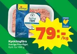 Stora Coop Kycklingfärs, SEK 79 erbjuda