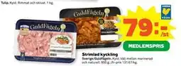Stora Coop Strimlad kyckling, Medlemspris erbjuda