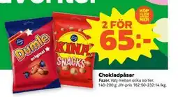 Stora Coop Chokladpåsar, SEK 65 erbjuda