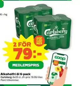 Stora Coop Alkoholfri öl 6-pack, Medlemspris erbjuda