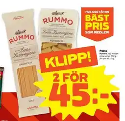 Stora Coop Pasta, SEK 45 erbjuda