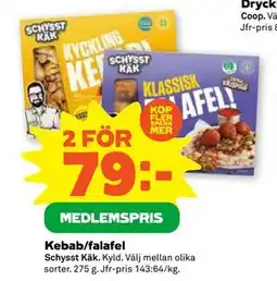 Stora Coop Kebab/falafel, Medlemspris erbjuda
