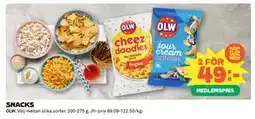 Coop SNACKS, Medlemspris erbjuda
