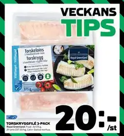Coop TORSKRYGGFILÉ 3-PACK, SEK 20 erbjuda