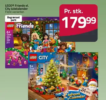 Fleggaard LEGO® Friends el. City Julekalender erbjuda