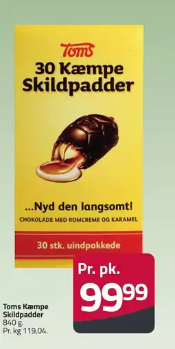 Fleggaard Toms Kæmpe Skildpadder erbjuda