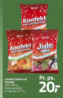Fleggaard Carletti Julemix el. Konfekt erbjuda