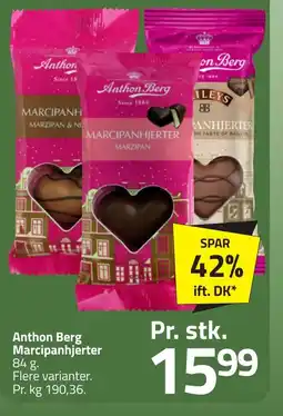Fleggaard Anthon Berg Marcipanhjerter erbjuda