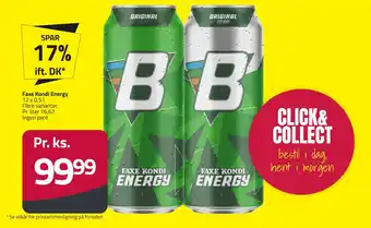 Fleggaard Faxe Kondi Energy erbjuda