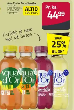 Fleggaard Aqua D'or Ice Tea el. Sparkles erbjuda
