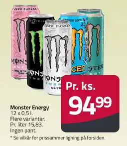 Fleggaard Monster Energy erbjuda