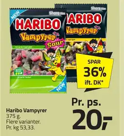 Fleggaard Haribo Vampyrer erbjuda