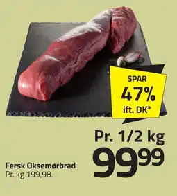 Fleggaard Fersk Oksemørbrad erbjuda